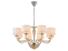 Подвесная люстра Newport 8688/C nickel cognac