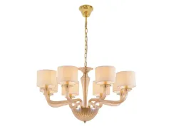 Подвесная люстра Newport 8688/C gold polished amber