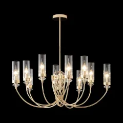 Люстра на штанге Crystal Lux SECRET SP10 GOLD