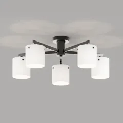 Накладная люстра Eurosvet 501001/5 черный жемчуг