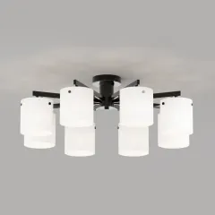 Накладная люстра Eurosvet 501001/8 черный жемчуг